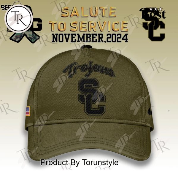 USC Trojans Camo 2024 Salute to Service Combo Hoodie, Longpants, Cap