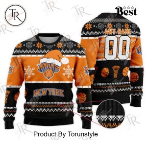 NBA New York Knicks Special Christmas Ugly Sweater Design