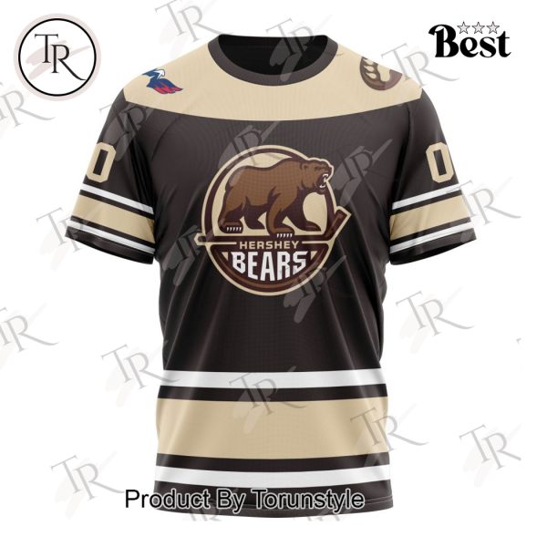 AHL Hershey Bears Personalized 2024 Home Kits Hoodie