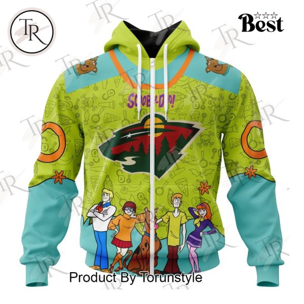 NHL Minnesota Wild Special Scooby Doo Design Hoodie