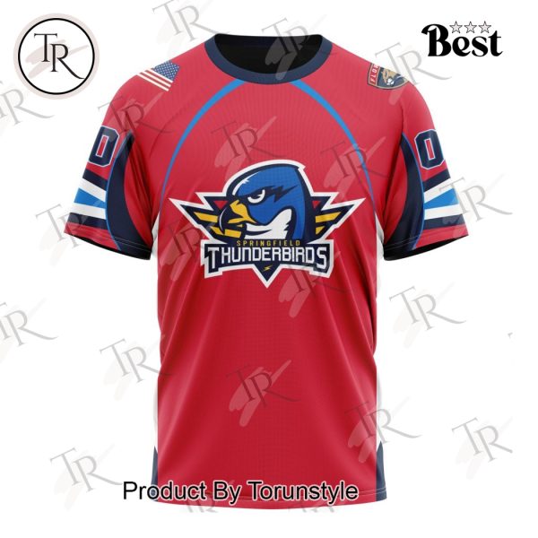 AHL Springfield Thunderbirds Personalized 2024 Home Kits Hoodie