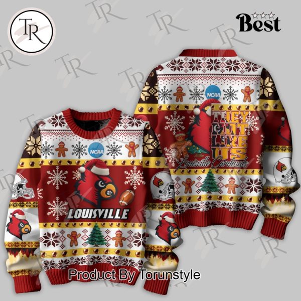 They Not Like Us Louisville Cardinals Knitted Sweater