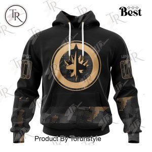 NHL Winnipeg Jets Personalized Military Appreciation Design Hoodie