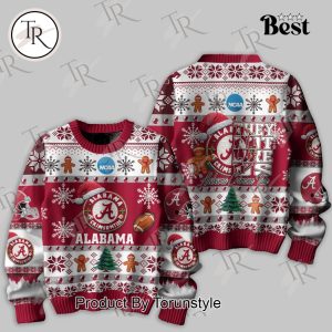 They Not Like Us Alabama Crimson Tide Knitted Sweater