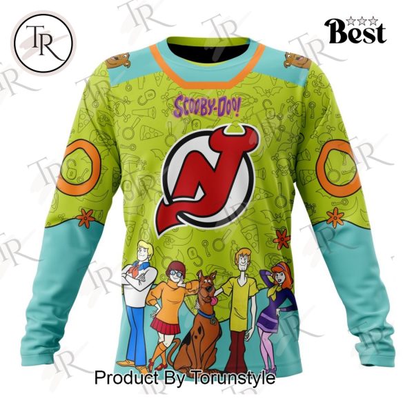 NHL New Jersey Devils Special Scooby Doo Design Hoodie