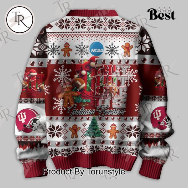 They Not Like Us Indiana Hoosiers Knitted Sweater