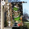 NFL New York Giants Football Grinch Welcome Christmas Garden Flag – Custom Name