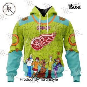 NHL Detroit Red Wings Special Scooby Doo Design Hoodie