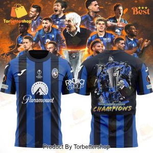 Atalanta B.C Champions Uefa Europa League 3D T-Shirt