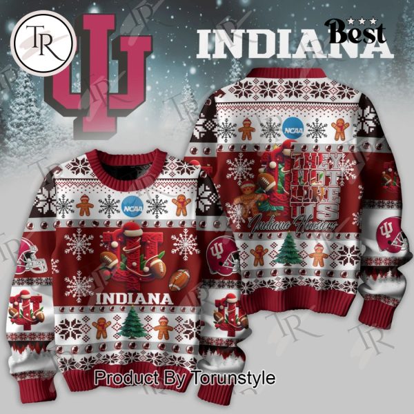 They Not Like Us Indiana Hoosiers Knitted Sweater