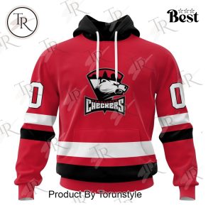 Personalized AHL Charlotte Checkers Color Jersey Style Hoodie