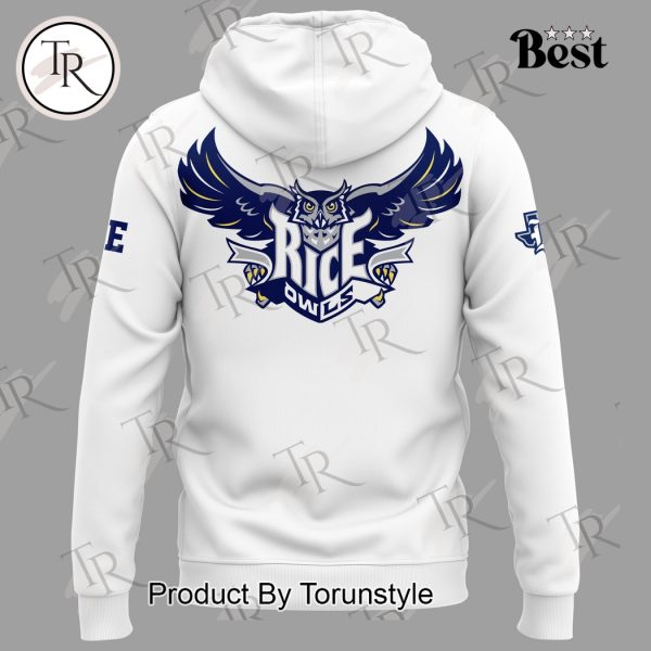 NCAA Rice Owls Football New Edition Hoodie – White