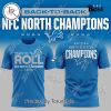 Back To Back NFC North Champions 2023-2024 Ready To Roll Detroit Lions NFL Hoodie – Black