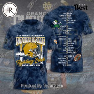 2025 National Championship NCAA Notre Dame Fighting Irish January 20 Hoodie