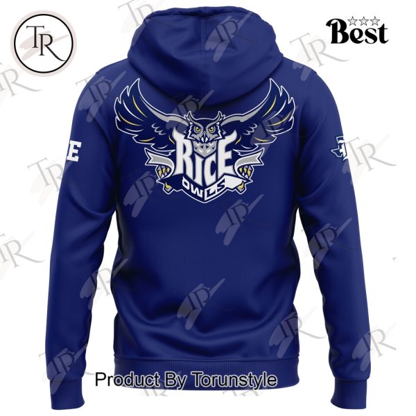 NCAA Rice Owls Football New Edition Hoodie – Blue