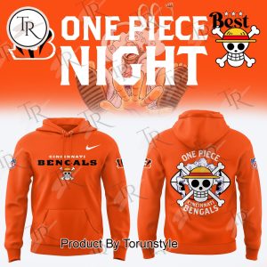 Cincinnati Bengals NFL One Piece Night 2025 Hoodie