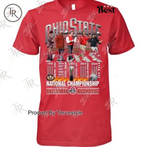 Ohio State Buckeyes National Championship Nine-Times T-Shirt