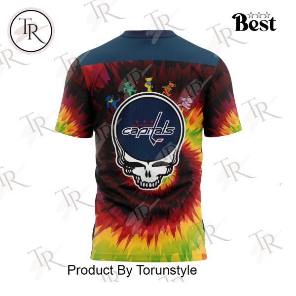 Washington Capitals NHL Grateful Dead Night Hoodie