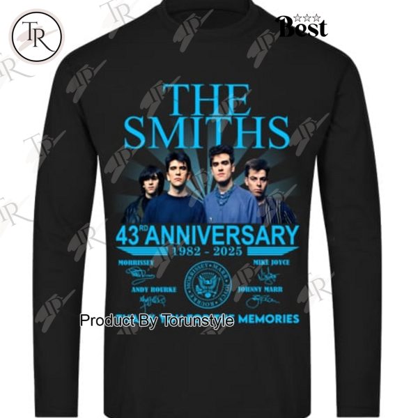 The Smiths 43rd Anniversary 1982-2025 Thank You For The Memories T-Shirt