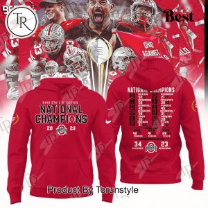 Ohio State Buckeyes National Champs 2024 Hoodie