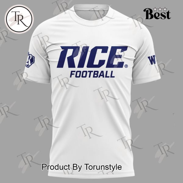 NCAA Rice Owls Football New Edition Hoodie – White