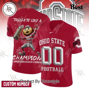 Tailgate Like A Champions Ohio State Football NCAA Custom Name Football Jersey