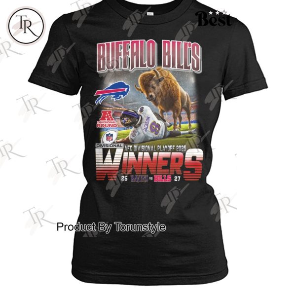 Buffalo Bills AFC Divisional Playoff 2025 Winners T-Shirt