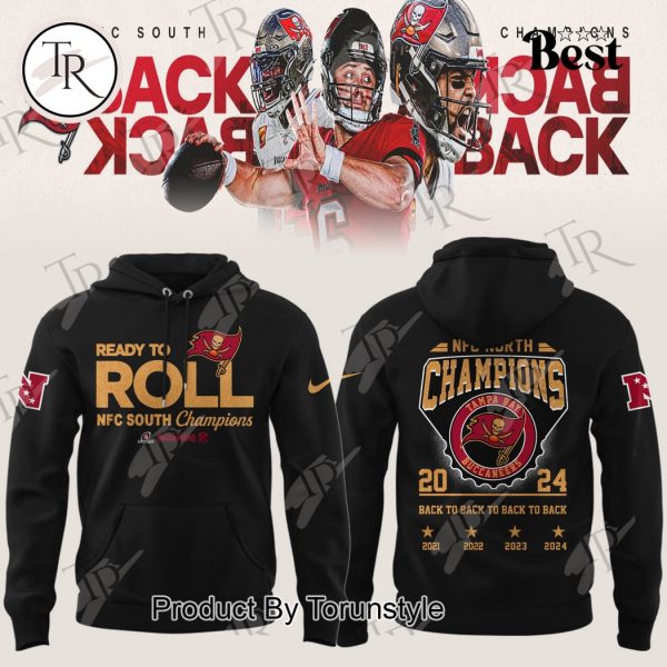 Tampa Bay Buccaneers NFL Ready To Roll NFC South Division Champions 2024 Hoodie – Black