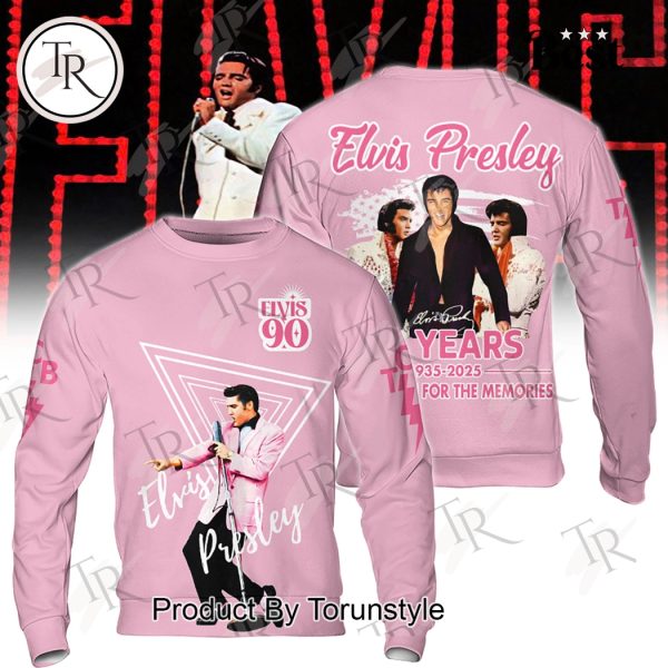 Elvis Presley 90 Years 1935-2025 Thank You For The Memories Hoodie