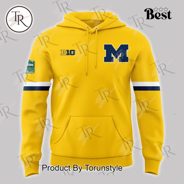 Michigan Wolverines NCAA “B1G” Yellow Edition Hoodie