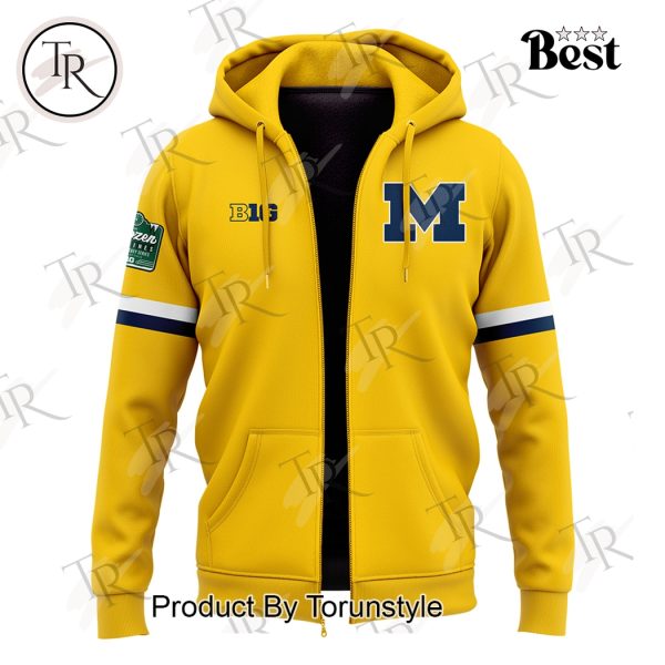 Michigan Wolverines NCAA “B1G” Yellow Edition Hoodie