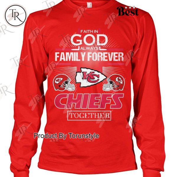 Faith In God Always Family Forever Washington Redskins Together T-Shirt