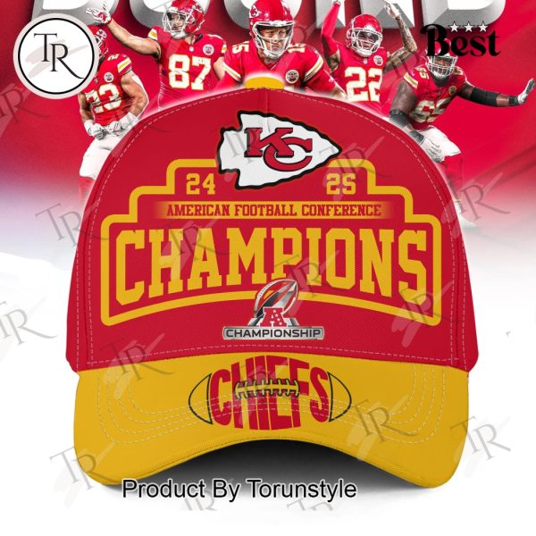 Kansas City Chiefs 24-25 American Football Conference Champions Cap