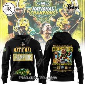 NCAA Division I Football 2024 Nat10nal Champions North Dakota State Bison NCAA Hoodie