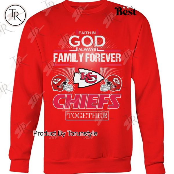 Faith In God Always Family Forever Washington Redskins Together T-Shirt