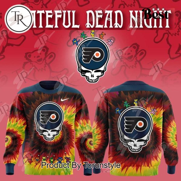 Philadelphia Flyers NHL Grateful Dead Night Hoodie