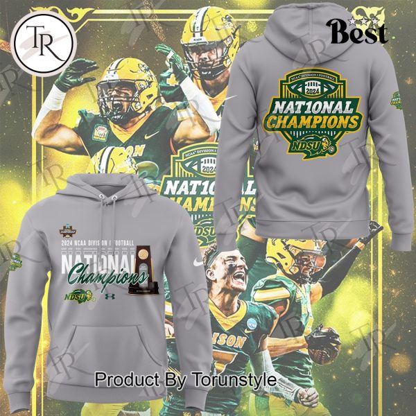 2024 NCAA Division I Football National Champions North Dakota State Bison NCAA Hoodie