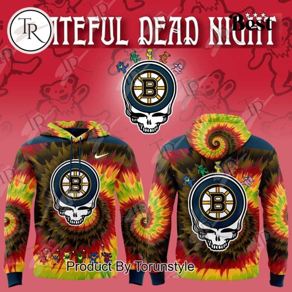 Boston Bruins NHL Grateful Dead Night Hoodie