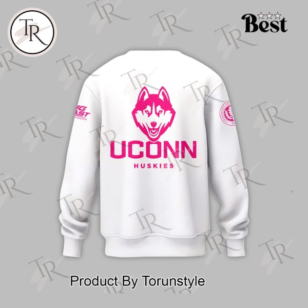 UConn Huskies NCAA Cancer Awareness Night Hoodie – White