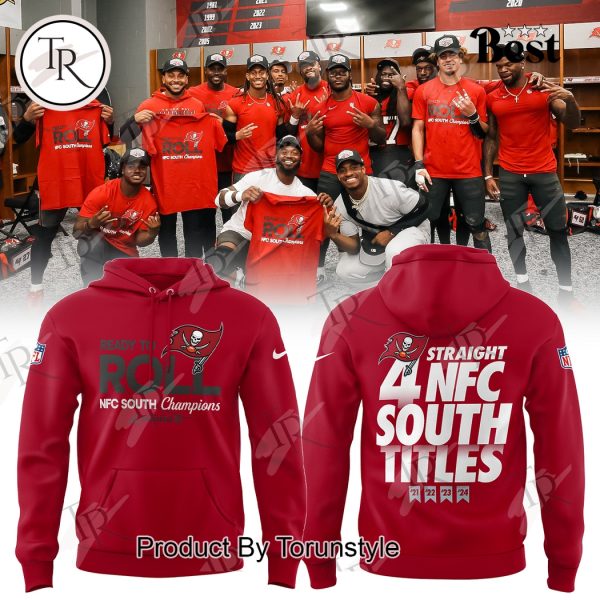 Tampa Bay Buccaneers 2024 Straight 4 NFC South Division Champions  Hoodie