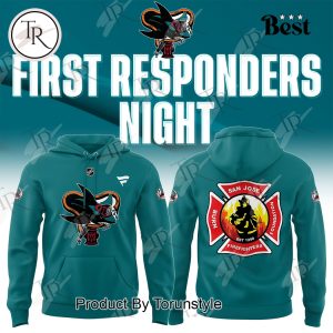 San Jose Sharks First Responders Night Hoodie