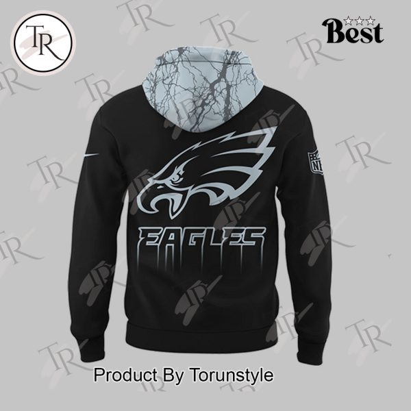 Philadelphia Eagles NFL x Dark Mode All Black 2025 Hoodie