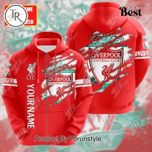 You’ll Never Walk Alone Liverpool Football Club Custom Name Hoodie