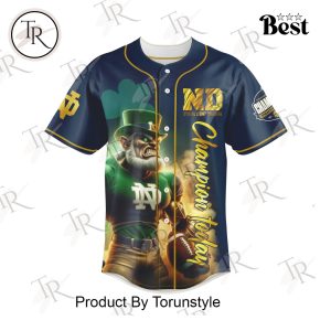 Notre Dame Fighting Irish NCAA 2025 Play Like A Champion Today All Fight Baseball Jersey