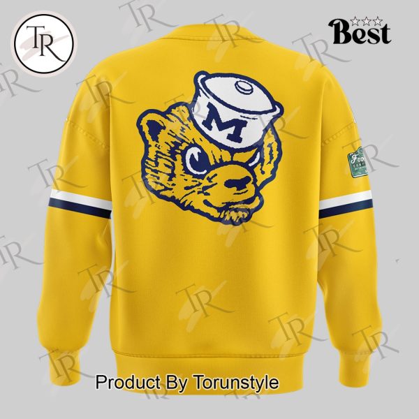 Michigan Wolverines NCAA “B1G” Yellow Edition Hoodie