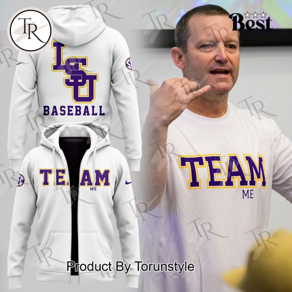 LSU Tigers Baseball NCAA Team Me New Design Hoodie