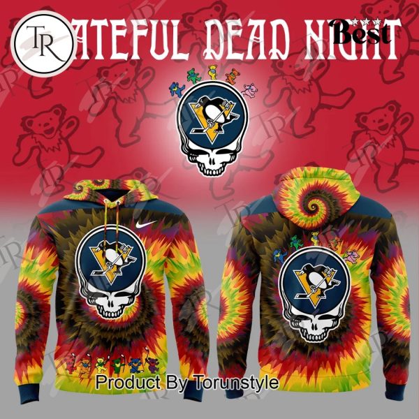 Pittsburgh Penguins NHL Grateful Dead Night Hoodie