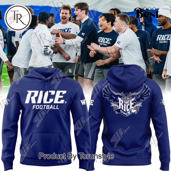 NCAA Rice Owls Football New Edition Hoodie – Blue