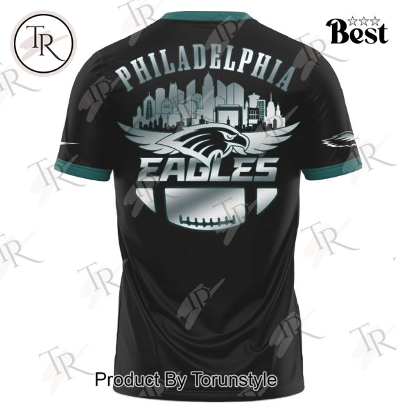 Philadelphia Eagles NFL Fly Eagles Fly All Black Hoodie