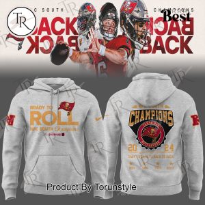 Tampa Bay Buccaneers NFL Ready To Roll NFC South Division Champions 2024 Hoodie – Grey